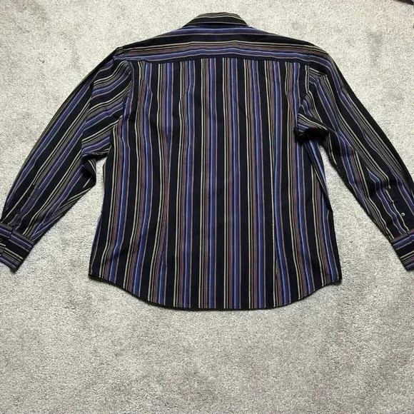 Ted Baker Button Down Shirt Striped Long Sleeves - Picture 8 of 11